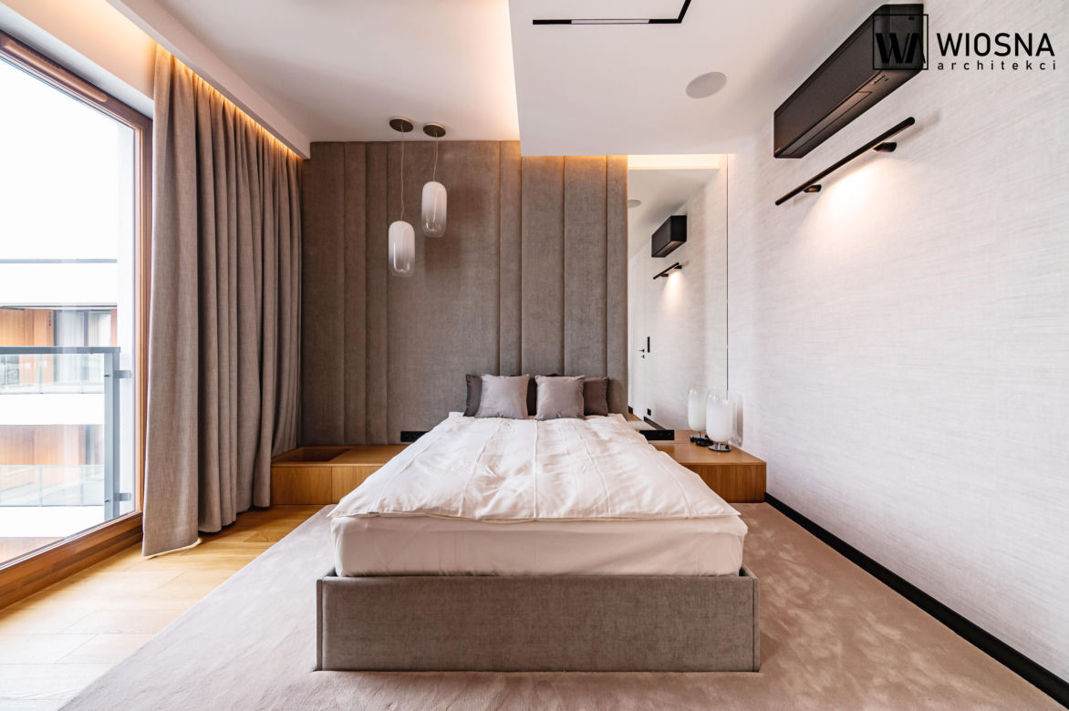 Przytulny apartament w Warszawie. Jest minimalistyczny, a zarazem przestronny