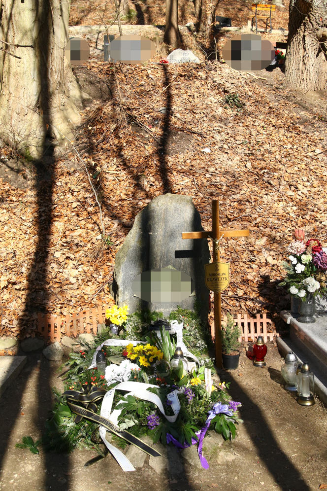 Tak wygląda grób Mirosława Krawczyka w Gdańsku