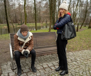 Barwy szczęścia odc. 2295. Radek (Filip Kosior), Lidka (Emilia Warabida)