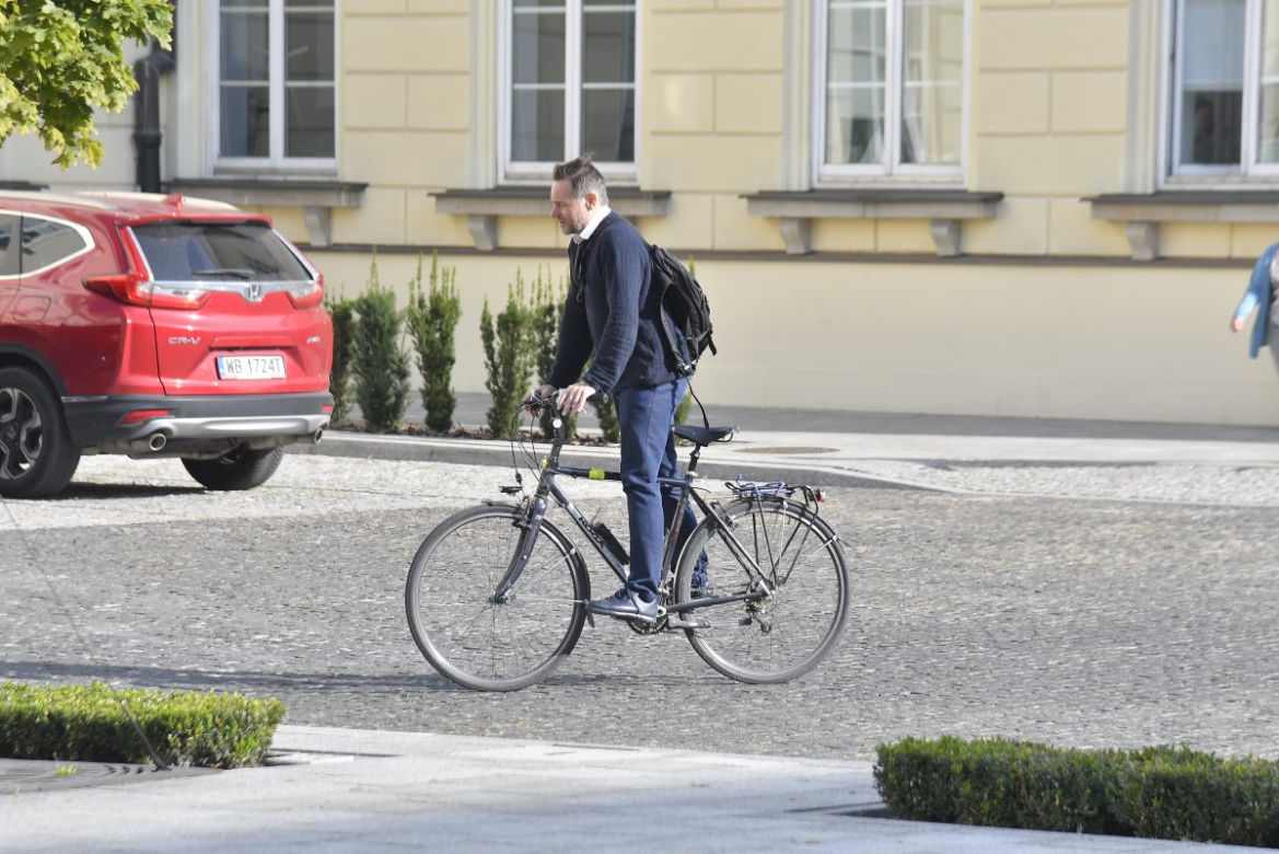 Dzień bez samochodu. Tak urzędnicy jechali do pracy.