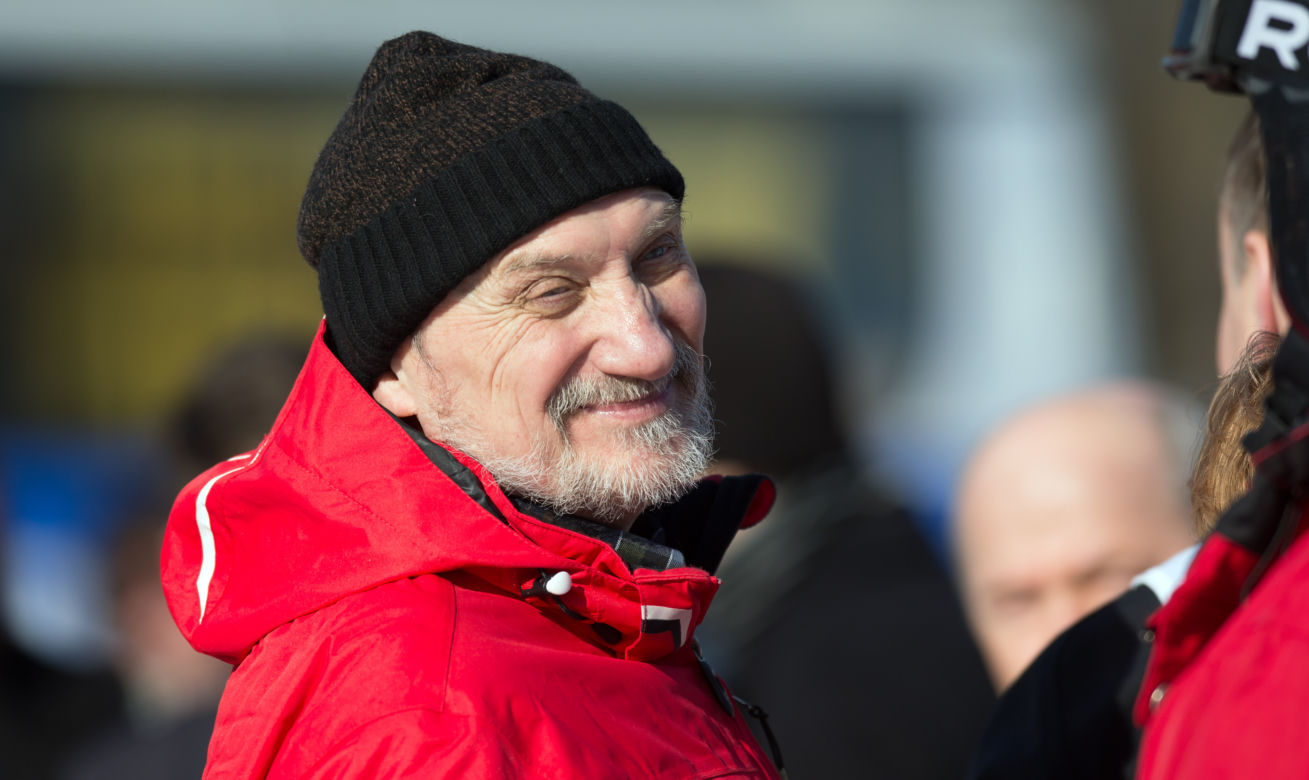 Antoni Macierewicz na nartach