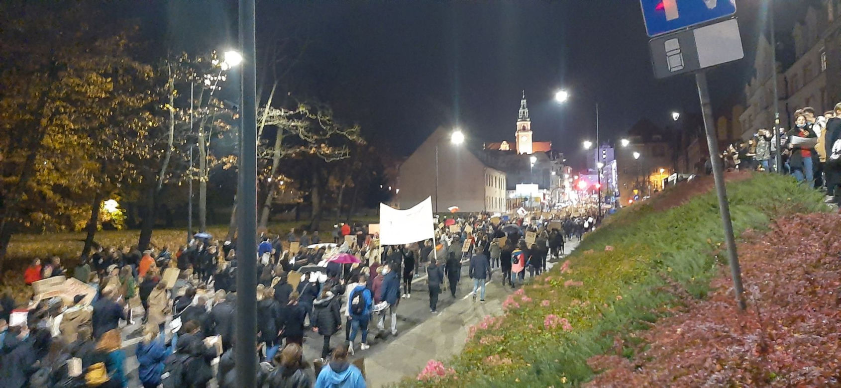 Bunt kobiet w Olsztynie