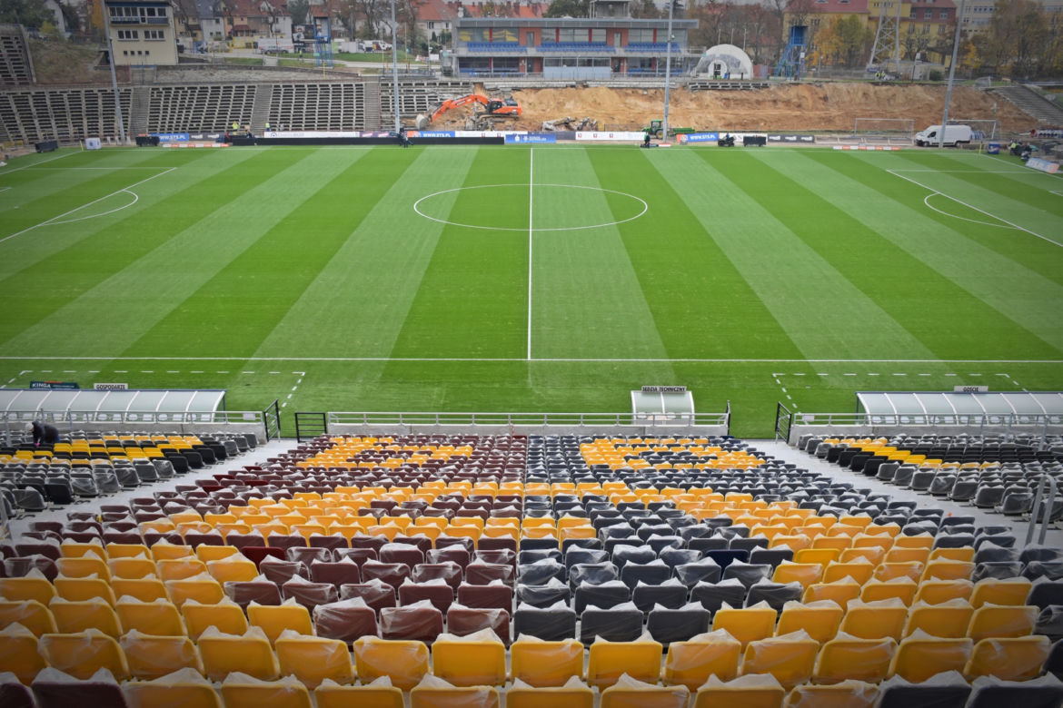 Budowa stadionu w Szczecinie - listopad 2020