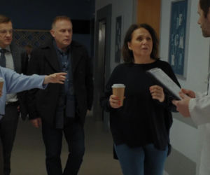 M jak miłość odc. 1926. Marysia (Małgorzata Pieńkowska), Artur Rogowski (Robert Moskwa), Kinga (Katarzyna Cichopek), Piotrek (Marcin Mroczek)