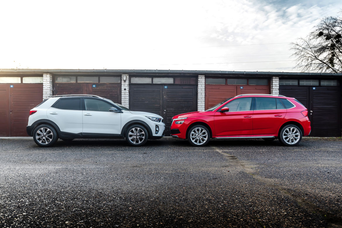 Skoda Kamiq 1.0 TSI 115 KM DSG7 Style vs. Kia Stonic 1.0 T-GDI 120 KM 6MT XL