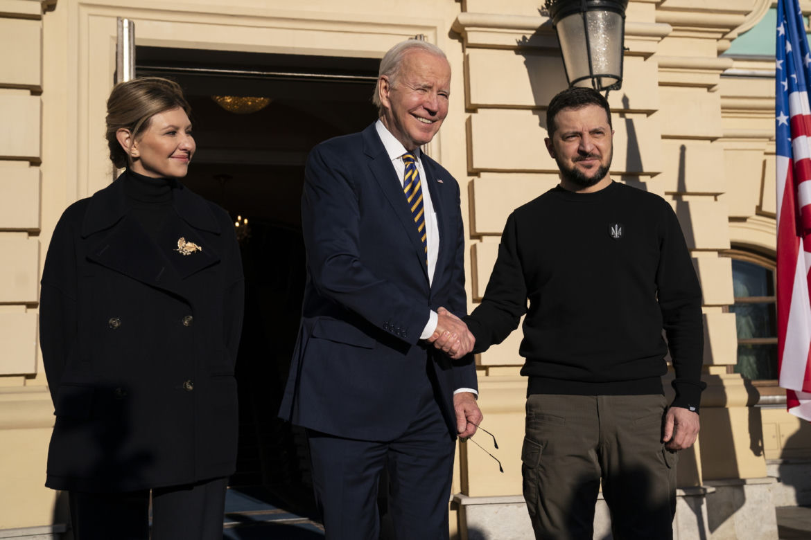 Przemówienie prezydenta Joe Bidena w Kijowie