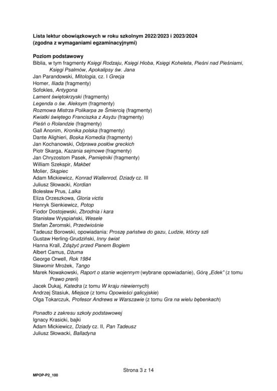 Matura 2023: polski. Arkusze CKE i odpowiedzi. Poziom podstawowy [Formuła 2023]