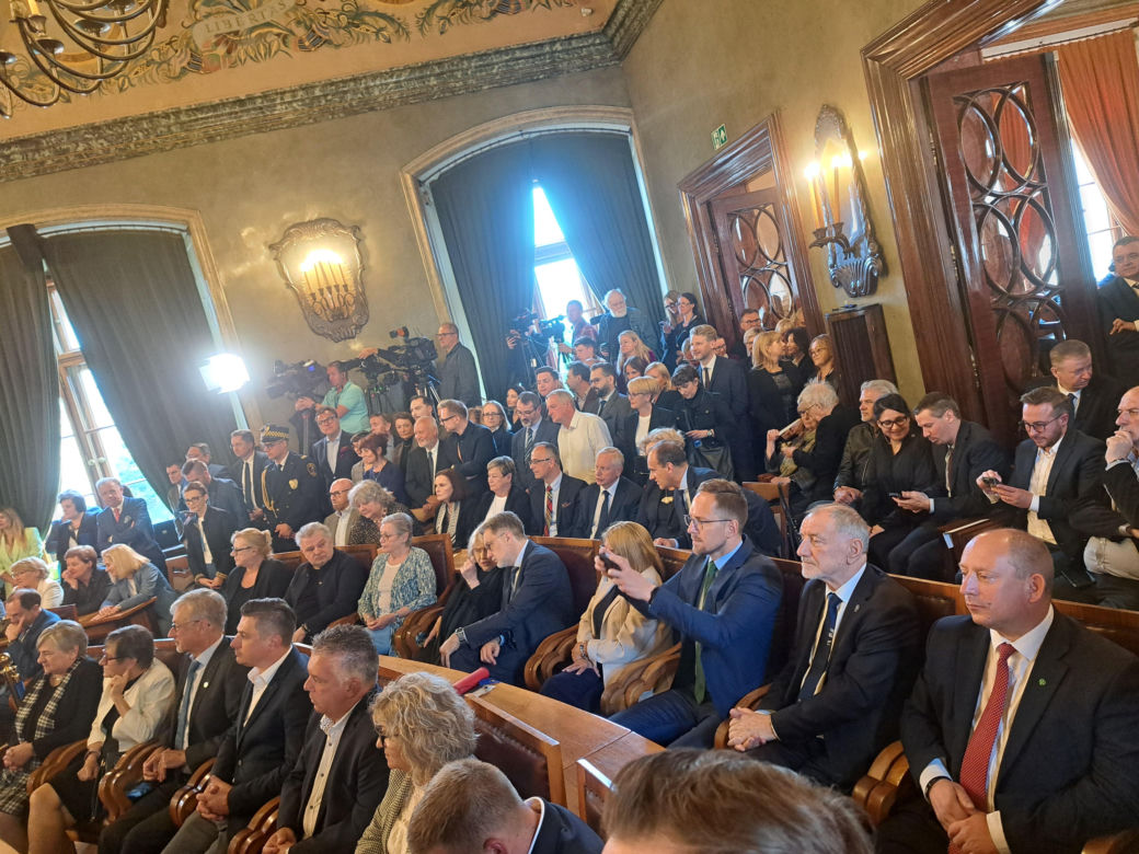 Zaprzysiężenie Aleksandra Miszalskiego na prezydenta miasta Krakowa oraz radnych IX kadencji