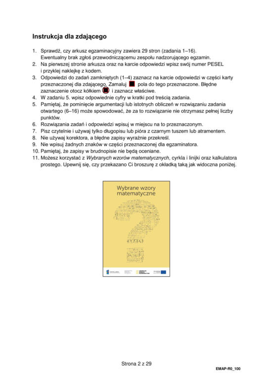 Matura matematyka poziom rozszerzony 2024 