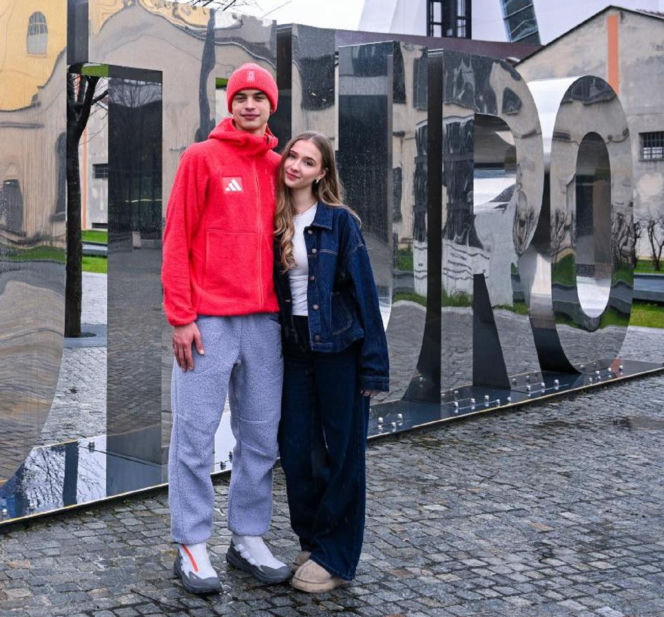 Władimir Semirunnij i jego dziewczyna Klaudia Bielas