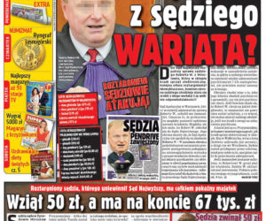 Sędzia pijak dostaje 7 tysięcy za nic