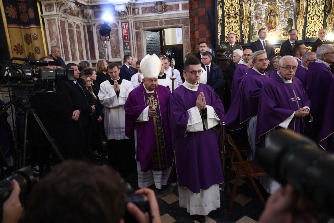 Kraków. Pogrzeb Wandy Półtawskiej