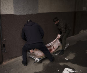 Ukraina. Ostrzał rakietowy miasta Charków
