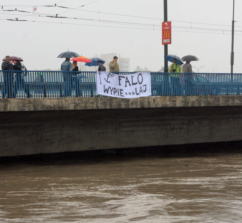 Powódź Kraków, rzeka Wisła