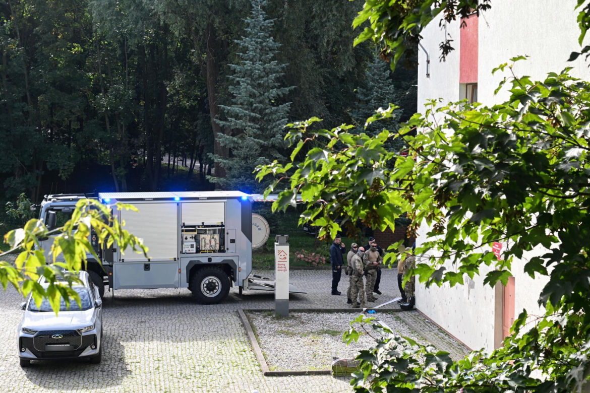Pożar w ośrodku opiekuńczo-wychowawczym przy ul. Mazurskiej w Elblągu
