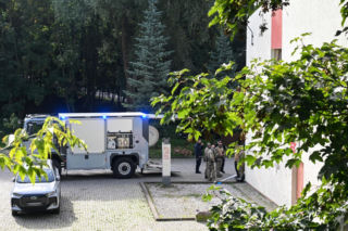 Pożar w ośrodku opiekuńczo-wychowawczym przy ul. Mazurskiej w Elblągu