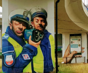 Murale na filarach Trasy Zamkowej