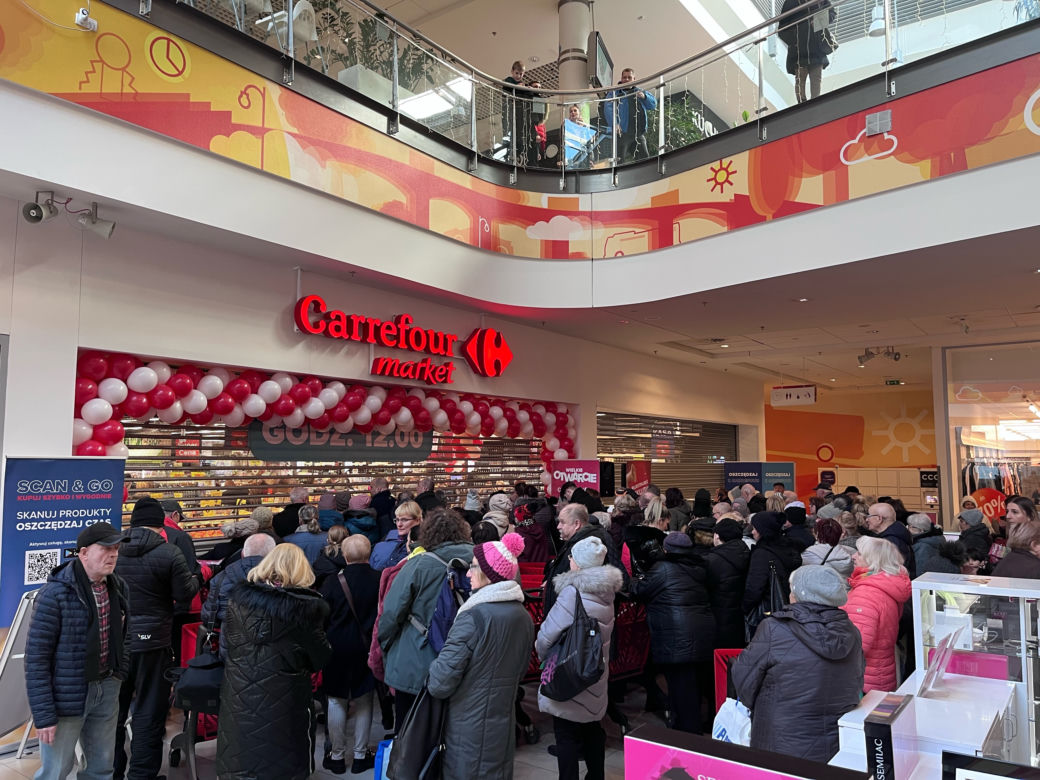 Otwarcie Carrefoura w galerii NoVa Park w Gorzowie