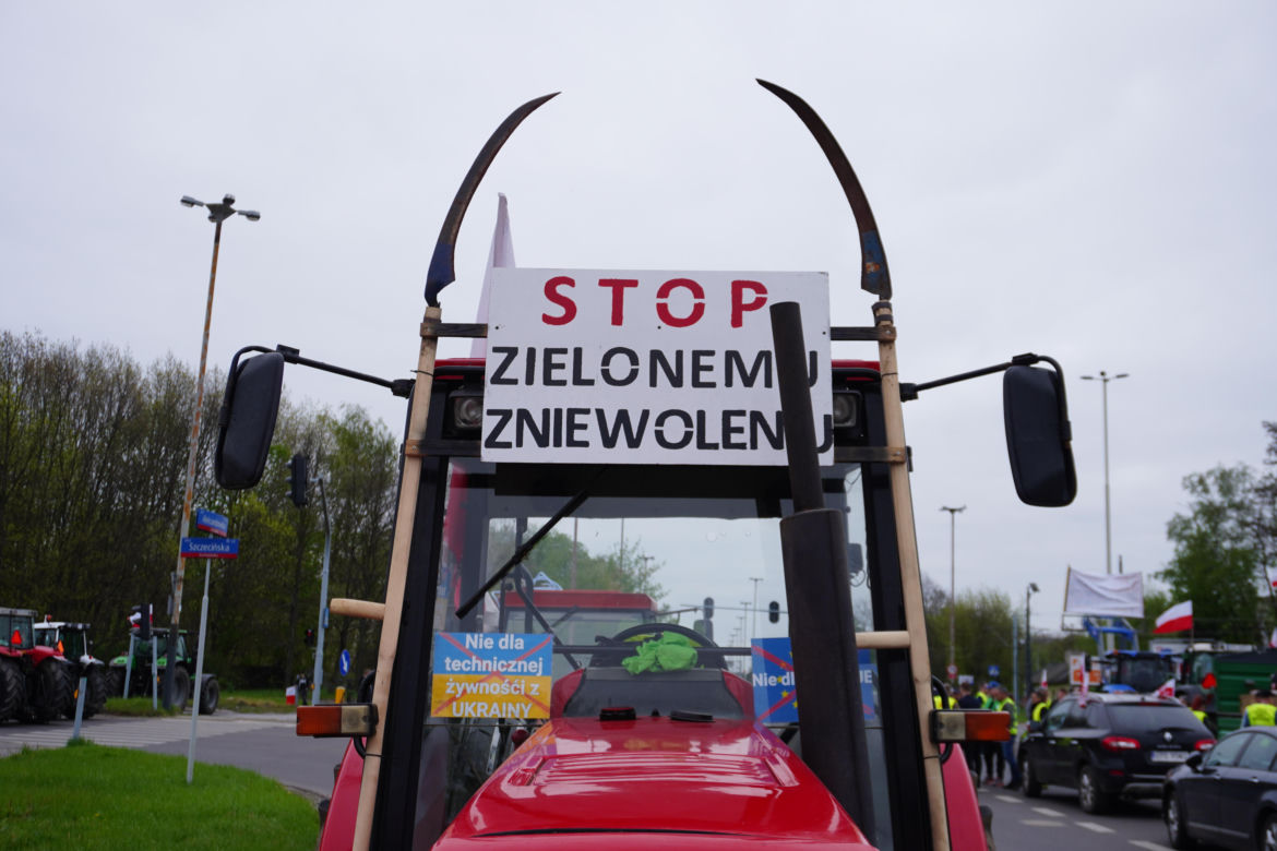 Protest rolników - 12.04.24