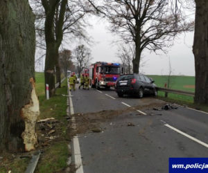 Wypadek na trasie Iława - Susz