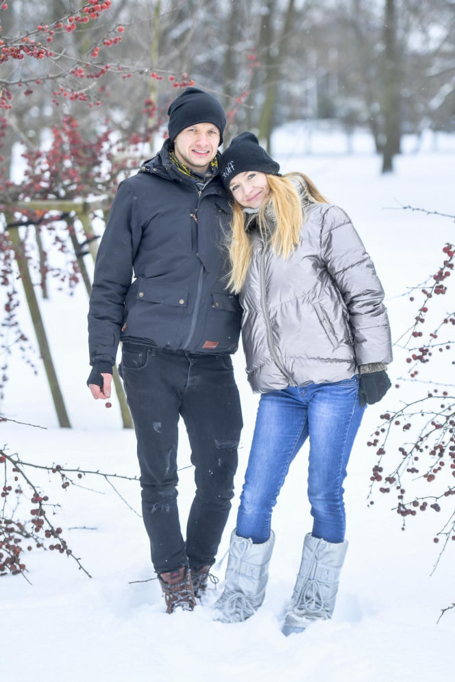 "Rolnik szuka żony" na stoku! Tak Marta Paszkin i Paweł Bodzianny urwali się i szaleją. Ale dzieciaki też mają frajdę