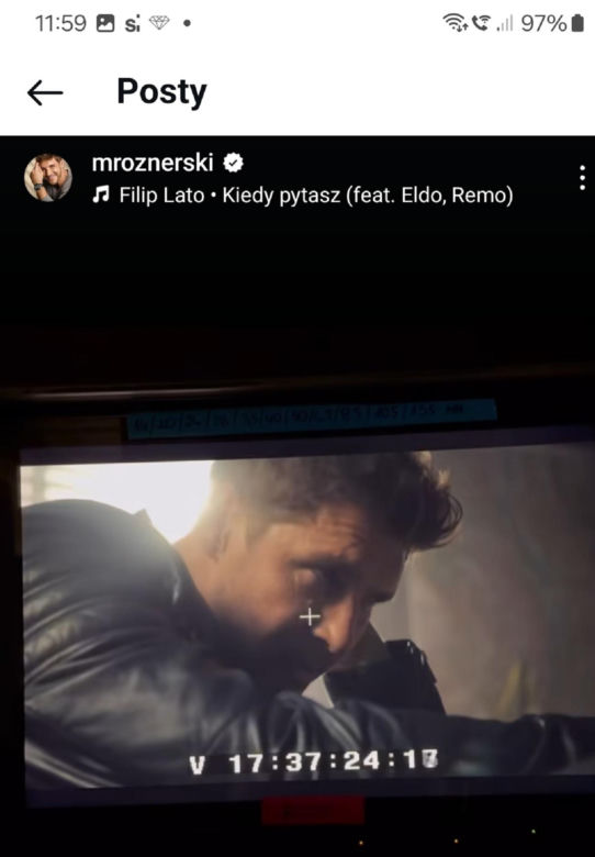 M jak miłość nowy sezon. Marcin (Mikołaj Roznerski) na planie