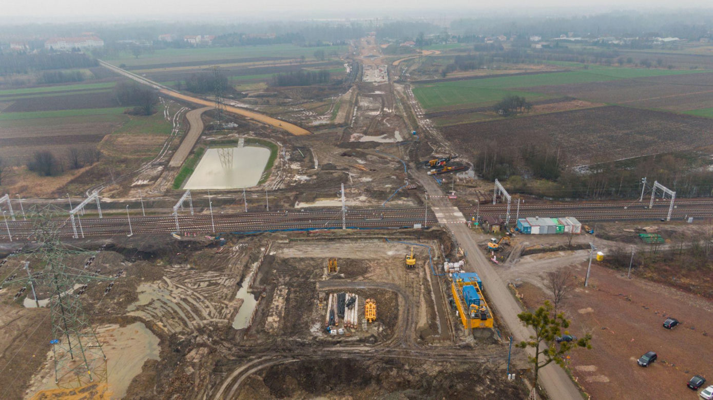 Budowa obwodnicy Oświęcimia ZDJĘCIA MARZEC 2024
