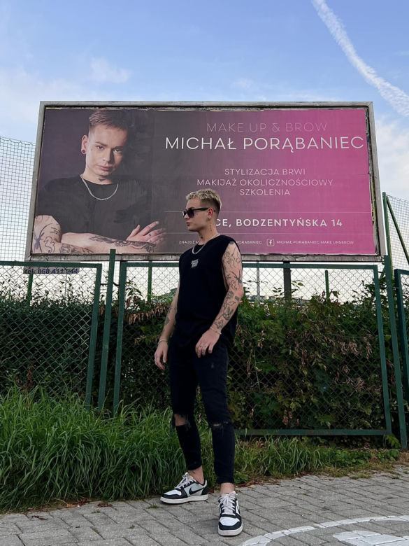 Michał Porąbaniec: Jedyny taki "król brwi" w mieście!