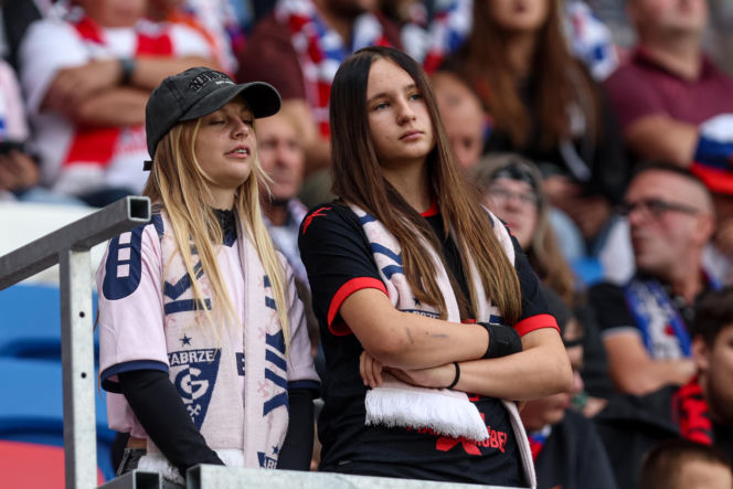 Górnik Zabrze - Lech Poznań: Zdjęcia kibiców i zawodników z meczu 8. kolejki PKO BP Ekstraklasy