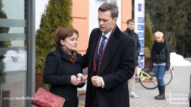 NA DOBRE i NA ZŁE odc. 525. Wanda Consalida (Barbara Lauks), Andrzej Falkowicz (Michał Żebrowski)