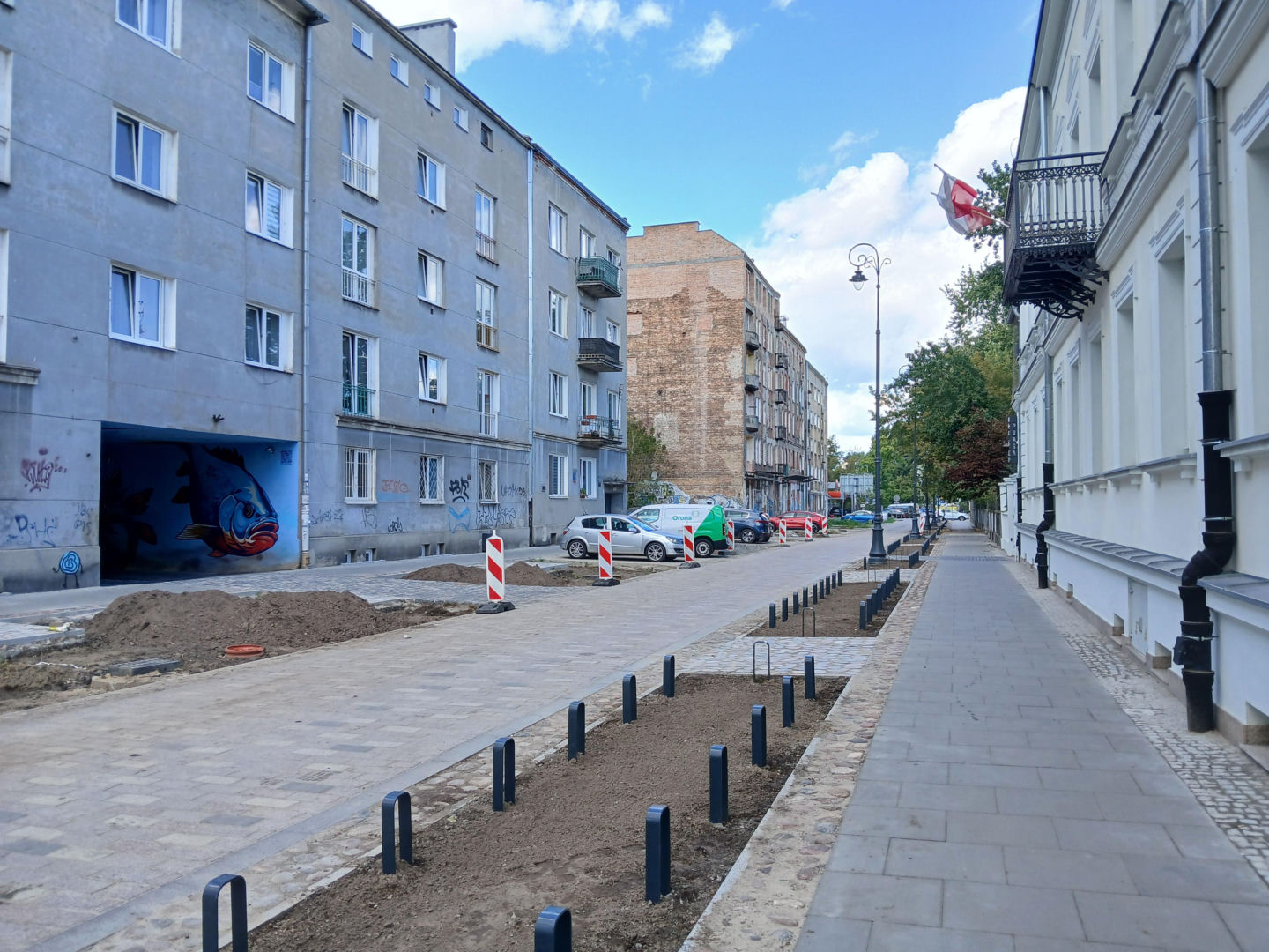 Przebudowa ul. Środkowej w Warszawie