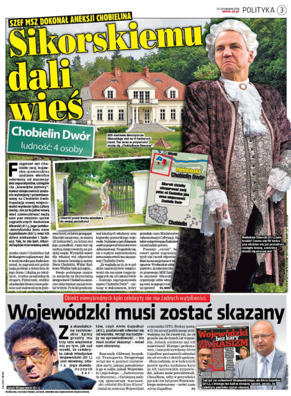 UPADEK JAŚNIE PANA RADOSŁAWA SIKORSKIEGO