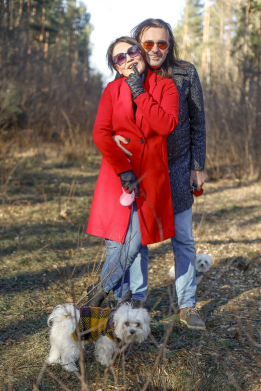 Monika Jarosińska i Robert Korzeniowski