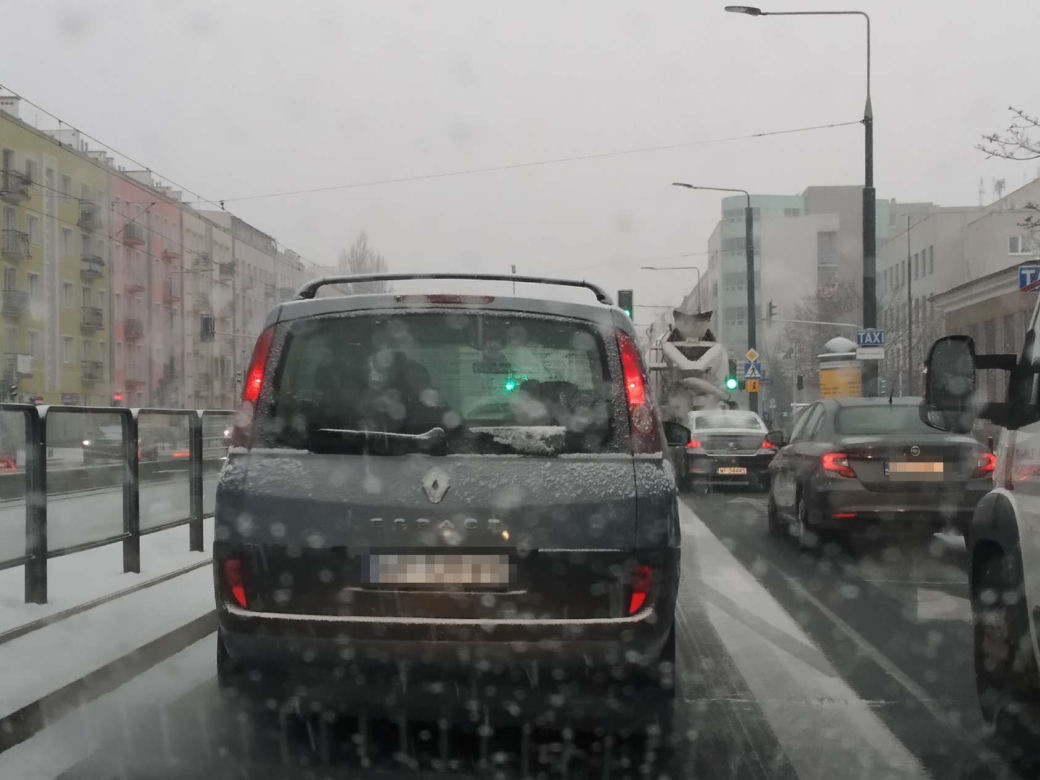 Atak zimy w Warszawie