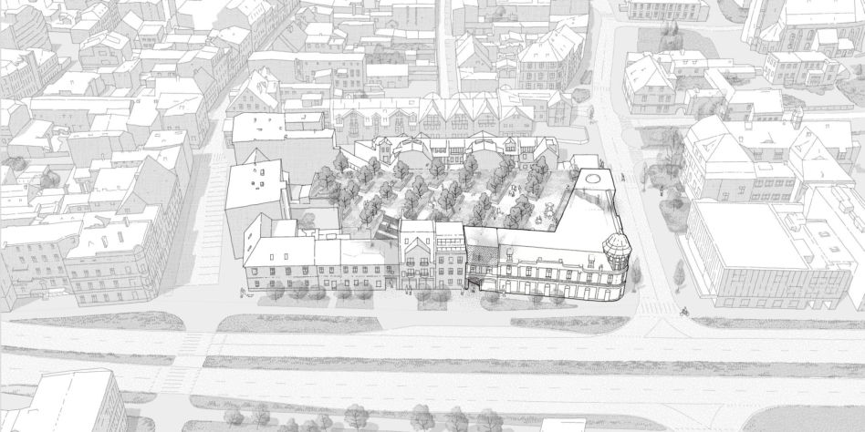 Wizualizacja architektoniczna tworzona odręcznie