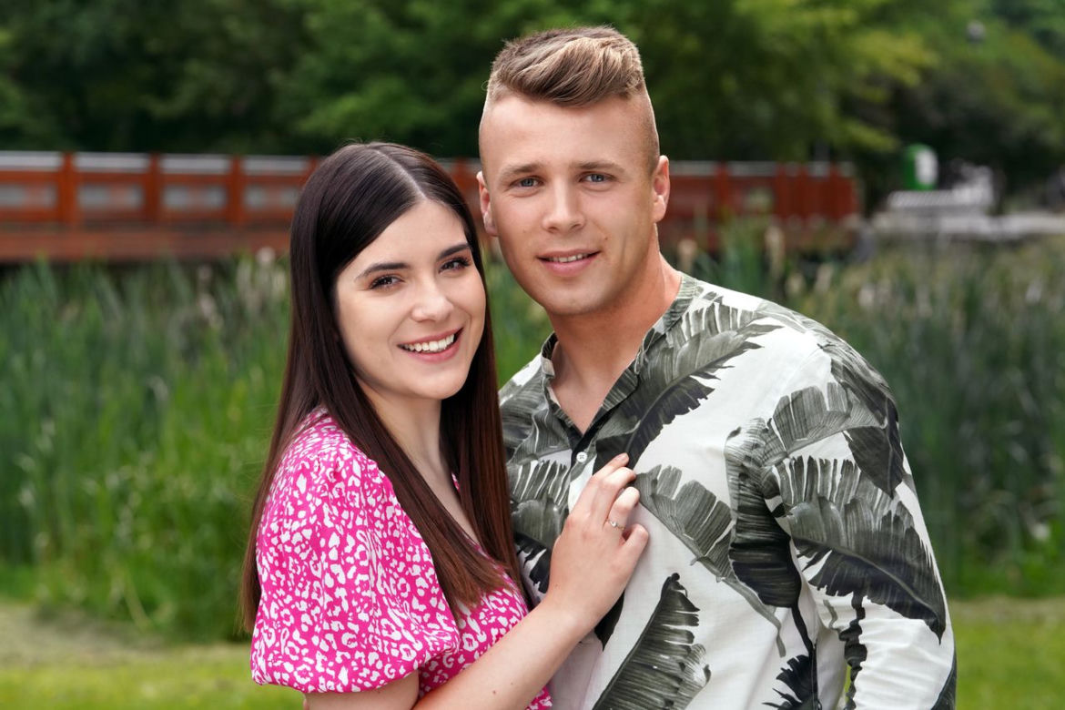 Barwy szczęścia. Agata (Natalia Zambrzycka), Patryk (Konrad Skolimowski)