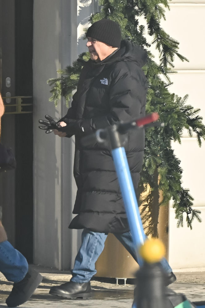 Marek Kondrat z żoną i córką w Warszawie