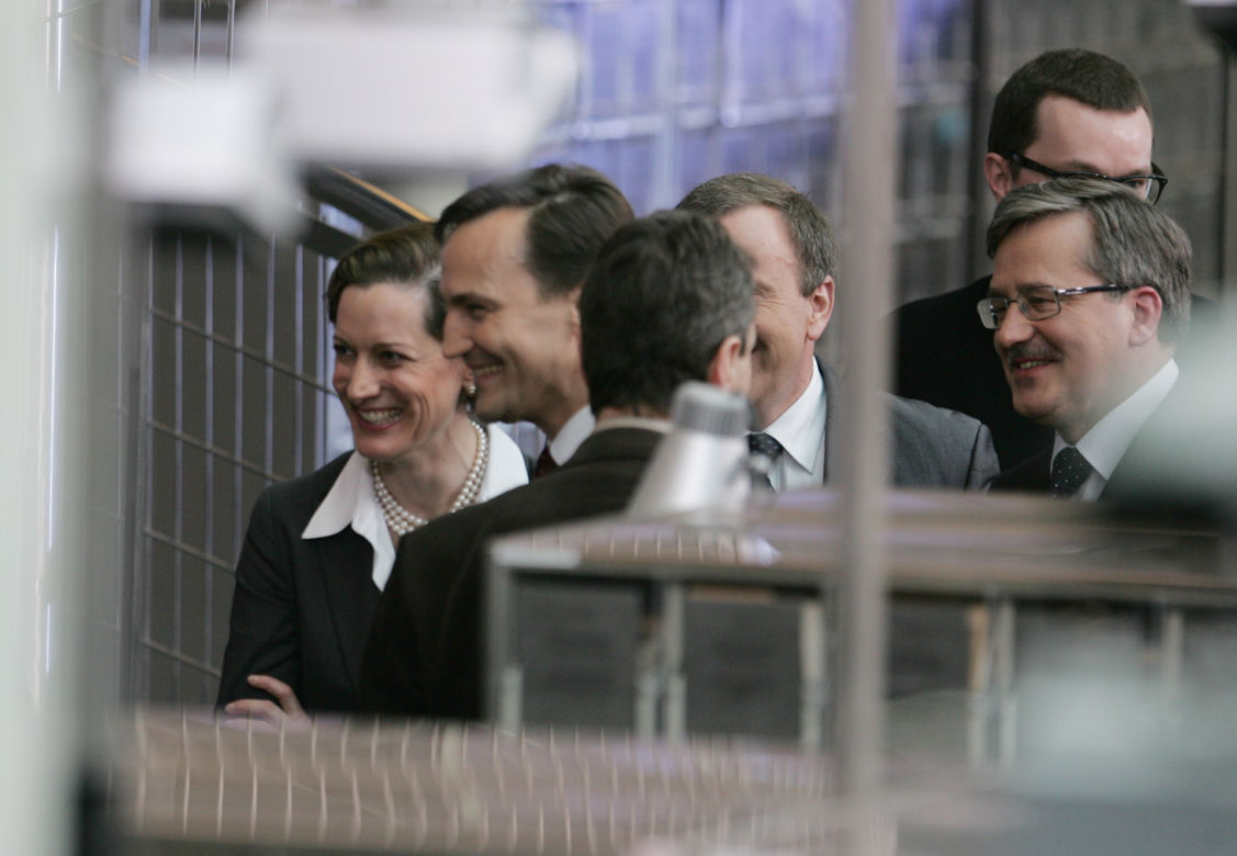 Anne Applebaum i Radosław Sikorski