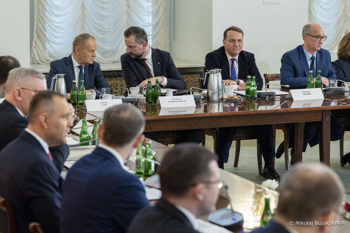 Politycy zjechali do Pałacu Prezydenckiego na Radę Bezpieczeństwa Narodowego