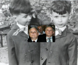 Lech i Jarosław Kaczyńscy