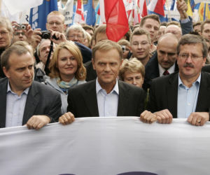 Donald Tusk i Grzegorz Schetyna