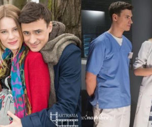 Na dobre i na złe. Hana Goldberg (Kamilla Baar), Krzysztof Radwan (Mateusz Damięcki)