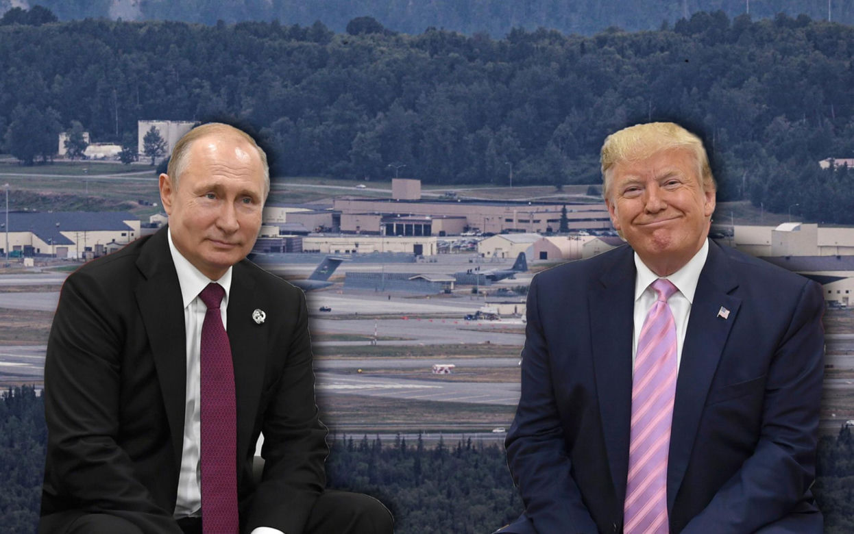 Przygotowania do spotkania Putin-Trump w bazie sił powietrznych USA na Alasce