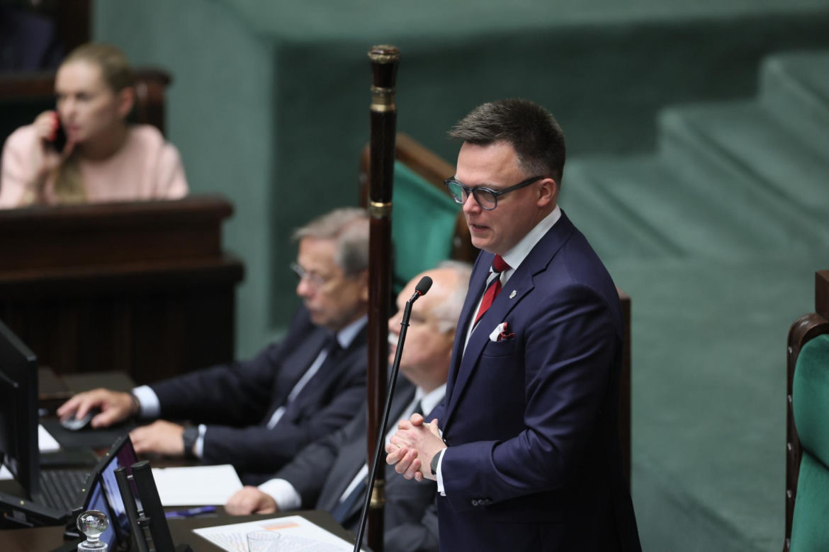 Warszawa. Posiedzenie sejmu.
