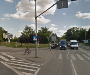 Skrzyżowanie Karkonoskiej i Zwycięskiej