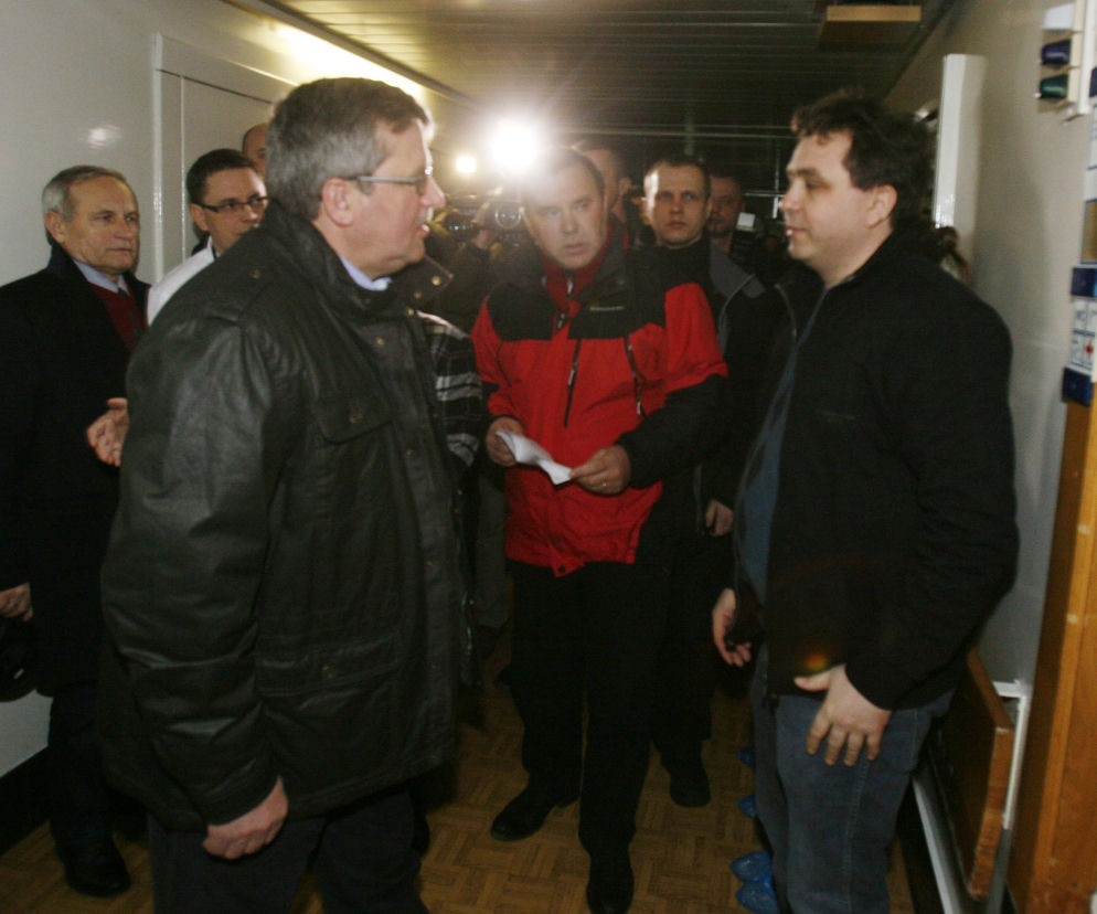 Szczekociny: Katastrofa pociągów. Bronisław Komorowski w szpitalu w Sosnowcu