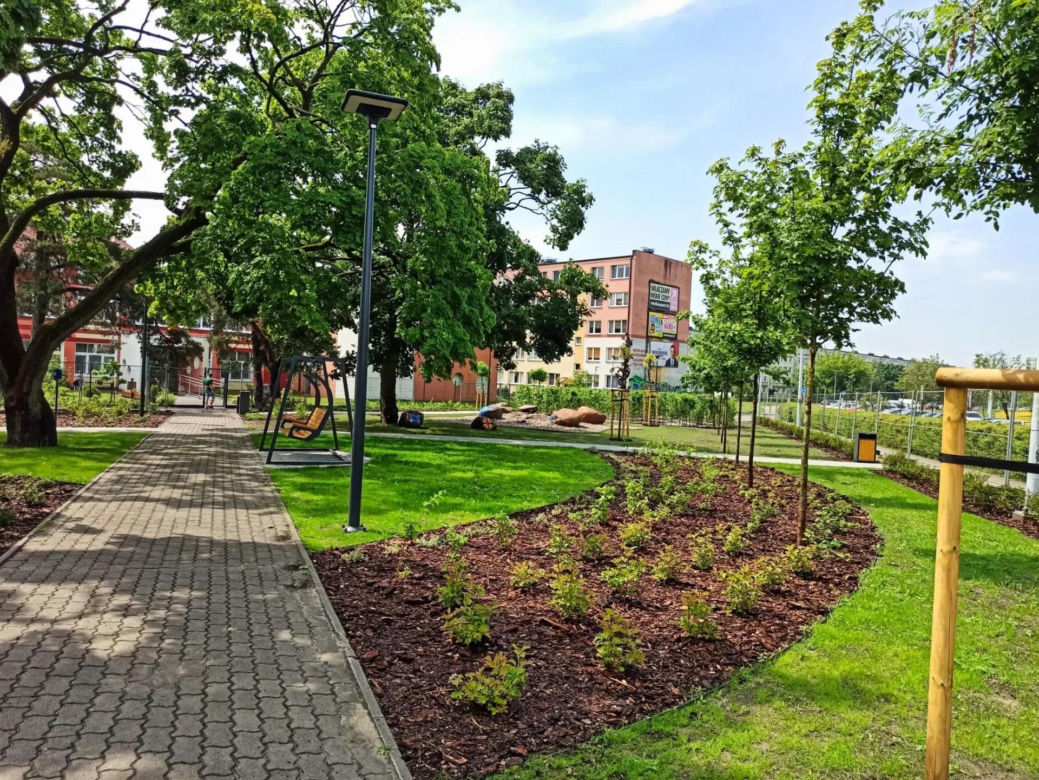 "Ukraińskie ustronie" to nowy toruński park kieszonkowy