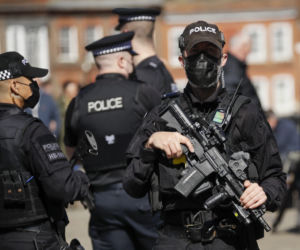 Pogrzeb księcia Filipa. Policja patroluje zamek Windsor