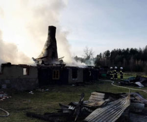 OGROMNY pożar w powiecie świeckim! Jedna osoba poszkodowana