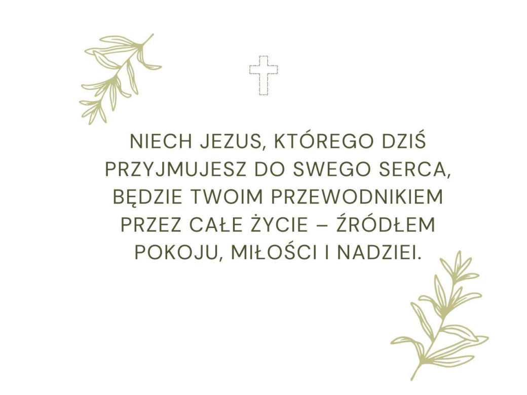 e-kartki z okazji Pierwszej Komunii Świętej